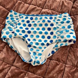 Midrise Ruched Swim Bottoms